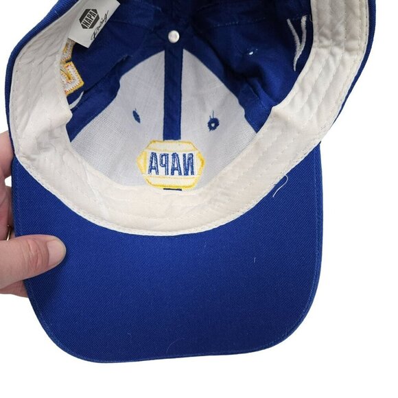NAPA Racing Michael Waltrip Toyota Cap Cotton Blue & Yellow Adjustable Strap‎ OS - Picture 8 of 8